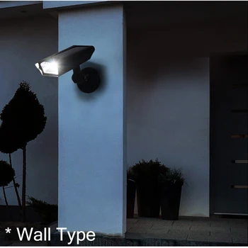 LED soldrevet Lys Udendørs i Haven Dekoration Vandtæt Landskab Belysning væglampe Værftet, Patio, Veranda Sikkerhed Sollys