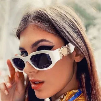 Mode Solbriller Luksus Brand Designer Vintage Kvinder Mænd Lille Ramme Sol Briller Kvindelige Shades Brillerne, Oculos De Sol