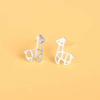 925 Sterling Sølv Pin Blomst hule giraf guldfisk ring, øreringe, udsøgt design, mode tilbehør