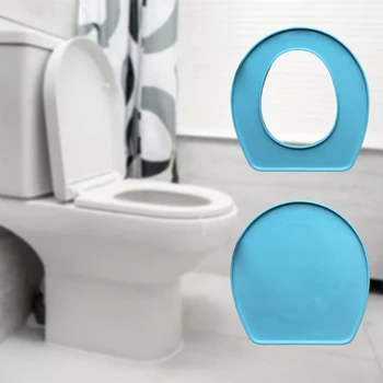 Toilet pudebetræk Pad Epoxy Harpiks Skimmel Closestool Sæde Mat Silikone Forme DIY Håndværk Støbning Værktøjer