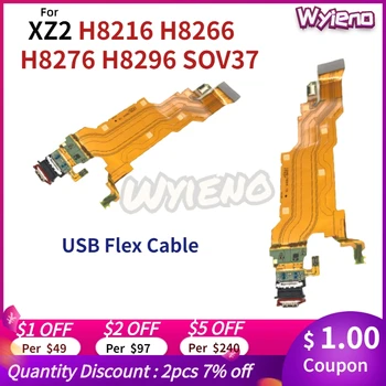 Wyieno Til Sony Xperia XZ2 H8216 H8266 H8276 H8296 USB-Dock Opladning Port Type C Opladeren Flex Kabel yrelsen Bånd 10stk/masse