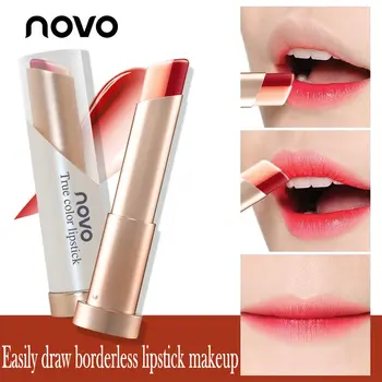 6 Farver Bide Læbe Makeup, Læift Vandtæt Nude Læift Rød Læbe Mat Læift Langvarig MoistureCosmetic