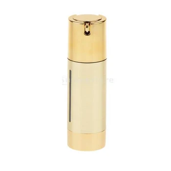 Tomme Genpåfyldelige Airless Lotion Pumpe Kosmetiske Golden Flaske 15/30/50 ml