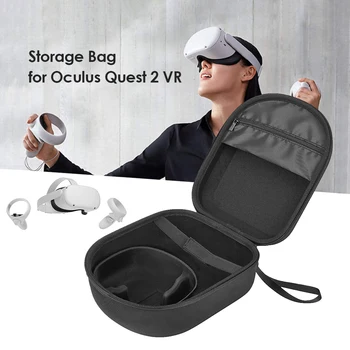 EVA Hård bæretaske til Oculus Quest 2 VR Headset Controller Opbevaring Tilfælde, Rejser Bærbare etui