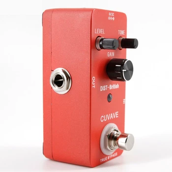 CUVAVE DIST-Britisk Distortion Guitar-Effekt-Pedal Effekter Stompbox True Bypass, der er Baseret på Klassiske JCM Amp Forvrængning