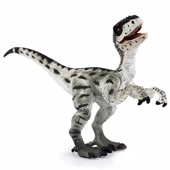 Jurassic Velociraptor Dinosaur Action&Toy Tal Dyr Model Indsamling Læring Og Pædagogisk Kids Fødselsdag Dreng Gave