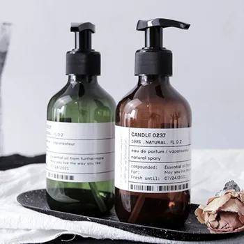 300/500 ml Bærbare Sæbedispensere Flaske Badeværelse Shower Gel Genpåfyldelige Flasker Shampoo Vasker Hår Balsam boligtilbehør
