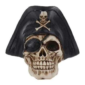 Harpiks hoved skræmmende Halloween rekvisitter personlig pynt pirater kraniet pub club indretning