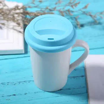 Tyk Silicone Kop Låg Genanvendelige Anti-støv Tætte Isolering Cup Dækker Kaffe, Te Kop Varme-resistente Sikkert Sund Silikone Låg