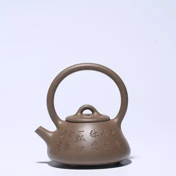 Yixing mestre alle hånd anbefalet sod rengøring periode af mudder bjælke husstand kung fu te-sæt en forpligter sig tepotten
