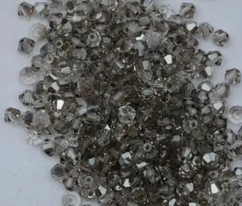 Sort diamant 6mm 288pcs/Masse Kinesiske Top Kvalitet Krystal Bicone Perler Gratis Fragt