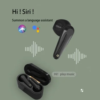 Bluetooth-hovedtelefoner 5.0 TWS, Trådløse Hovedtelefoner, Touch Styring Vandtæt Headset Bass Boost-Driver Trådløse Hovedtelefoner-Mikrofoner
