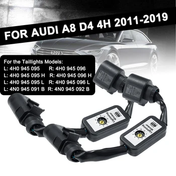 LED-Baglygte 2stk Add-on-Modul, ledningsnet Dynamisk Turn Signal Indikator For Audi A8 D4 4H 2011-2019 Venstre & Højre baglygte