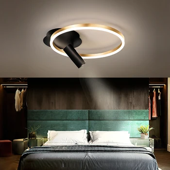 3 Ringe Aluminium lysekroner belysning Ultra Tynd For at Spise Køkken Undersøgelse Værelses Hall, Soveværelse Indendørs Simpel LED-Lamper