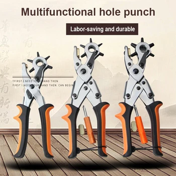 Multifunktionelle Hul Punch Spare Arbejdskraft Bælte Hul Punch Bælte, Bukser Rem Rem Hul Puncher Værktøj