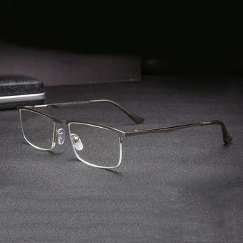 Maj Blomst Bussiness Mænds Mode Briller Optiske Briller Ramme Med Computer Linser Anti Blå Briller til Læsning Sorte Briller