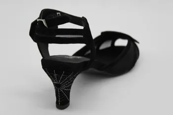 2021 Ultra Lav Pris, Sommer Mode Trend Damer Black Spider Print Høj Hæl Sandaler
