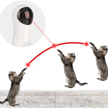 Automatisk Kat LED Laser Legetøj Interaktive Smart at Drille Killing Sjove Håndholdte Toy