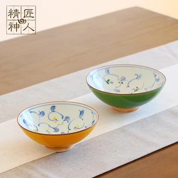Kun 】 er importeret fra Japan markafbrænding håndmalet porcelæn skål dessert suppe skål Japansk keramik service