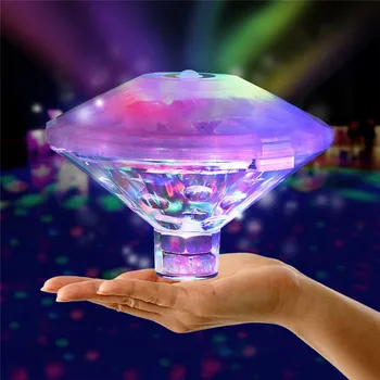 Flydende undersøiske RGB kreative dykning LED disco kugle lys swimmingpool, spabad og Spa-Lampe baby brusebad lys, Udendørs belysning