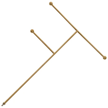 Metal Golden Storage-Rack med Marmor Base Stort & Gevir Smykker Stå Dekorative Ornamenter Halskæde udstillingsstand