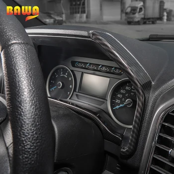 BAWA ABS Bilen Dashboard Instrument Strimler Dekoration Dække Trim Klistermærker til Ford F150 Op Bil Styling