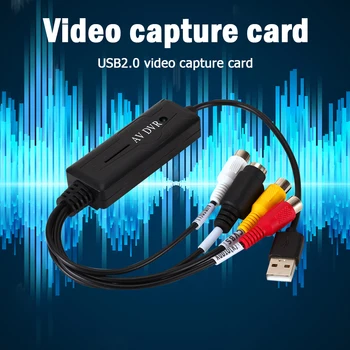 USB 2,0 Video Capture Kort AV S RCA Converter Adapter til DV/Hi8/VHS-TV DVD-Video Audio Capture Card Adapter