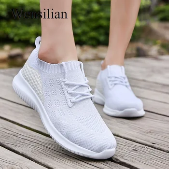 Sommeren sneakers kvinder platform hvide sneakers sko kvinde vulcanize sko mesh trænere sko shoes de mujer