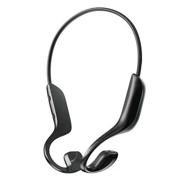Den Trådløse Bluetooth Øretelefoner Vandtæt G-100 Bone Conduction Øre-Krog Bluetooth 5.1 Headset med Mikrofon, Black
