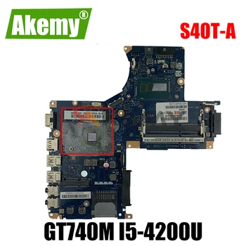 AKEMY VSKTA LA-9865P K000146590 laptop bundkort Til toshiba Satellite S40 S40-T S40T-EN GT740M i5-4200U hovedyrelsen testet