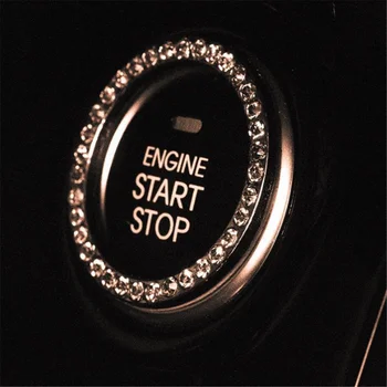 Bil Start Stop startnøglen Ring for Audi A1 A2 A3 A4 A5 A6 A7 A8 Q2 Q3 Q5 Q7 S3 S4-S8 TT og TTS