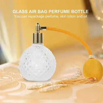 2stk 100 ml Genopfyldning Crystal Parfume Flaske Gennemsigtig Tom Kosmetiske Duft Spray Pumpe Forstøver Beholder Til Rejser