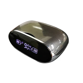 Den Nye Business Gave Headset Blændende Lyse Metal Tekstur Sort-Teknologi Bluetooth-5.0