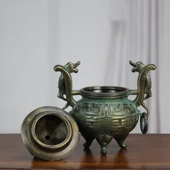 Efterligning bronze otte trigrams Dingxin Kinesisk stil og boligindretning stue, veranda undersøgelse antik antik antik keramik