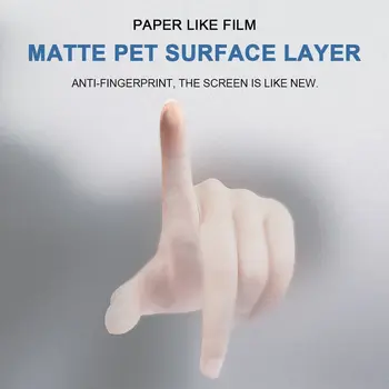 Xumu Papir Som skærmbeskytter Til iPad Pro 11 12.9 2021 2020 2018 10.5 Mat PET HD Anti-Glare Maleri Film Til Apple Blyant
