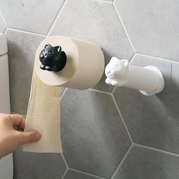 Køkkenrulle Holder Sticke Rack Roll Holder Til Badeværelse Håndklæde Rack Estanterias Forhold Decoracion Væv Hylde Organizer