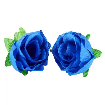 50 kunstige roser, 3 cm høj, bryllup dekoration, navy blå