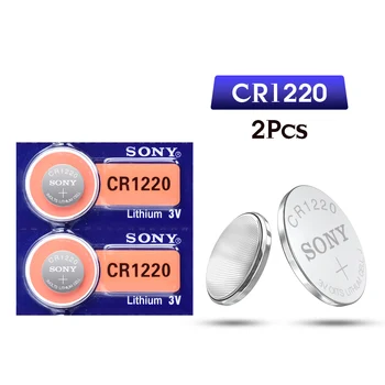 2STK/MASSE Originalt SONY CR1220 Knap Celle Batterier CR 1220 3V Lithium Coin Batteri BR1220 DL1220 ECR1220 LM1220