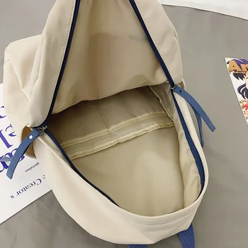 2021 Nye Vandtætte Rygsække til Kvinder, Piger Lys Simpelthen Preppy Japan Style Solid Rygsæk Anti-Tyveri Rejse Bærbar Book Taske