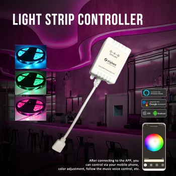 Zigbee Tuya Hjem Bluetooth-Kompatible Trådløse Controller RGB/RGBW RF IR LED Controller Alexa Google Startside Smart RGB-Lys