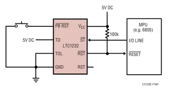 LTC1232CS8 LTC1232IS8 LTC1232 - Mikroprocessor Tilsyns-Kredsløb