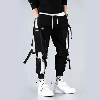 2021 Casual Streetwear Hiphop Mænd Cargo Bukser koreansk Mode Harem Bukser Lommer Komfortabel Letvægts Kører Bukser til mænd