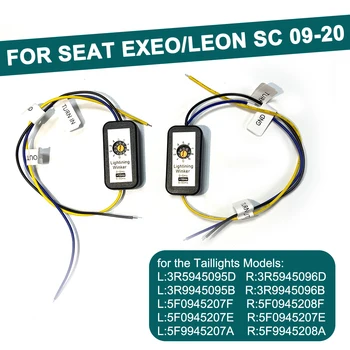 2stk Dynamisk Turn Signal Indikator-LED Baglygte Modul Kabel-ledningsnet Til Seat Leon 5F SC 2013-2020 For Seat Exeo 2009-