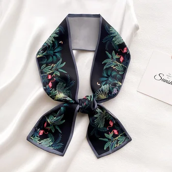 KOI SPRINGENDE Æstetiske mode at udskrive lange silke tørklæde kvindelige multi-funktion dekorative tørklæde, pandebånd uafgjort håndledsrem taske, bælte