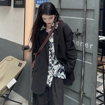 Tie Dye Shirts Kvinder Foråret Cool Harajuku Streetwear Løs College Fashion Bløde Damer Afslappet Populære Design Par Tøj
