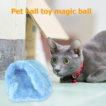 5pcs Pet Elektriske Magic Roller Ball Automatisk Hund Kat Sjove Rullende Grappig Speelgoed Duurzaamheid Sjove Bid Knirke Legetøj