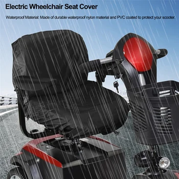 Elektrisk Kørestol Sæde Cover/Elastik Vandtæt Mobility Scooter