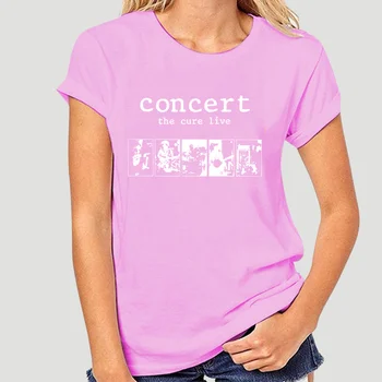 Hot 2021 Kur Live Koncert Ver. 1 Robert Smith T-shirt (black) S - Kunne Mærke bomuld Trykt Rund Hals T-shirts med Che Top