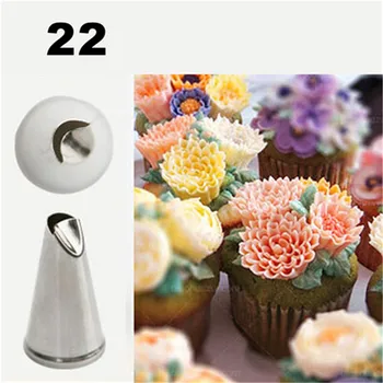VOGVIGO #22 Daisy Blomst Fløde Kager Udsmykning Tips Rustfrit Stål Glasur Dyser Bagning Værktøjer Til Cupcakes Dessert Dekoratører