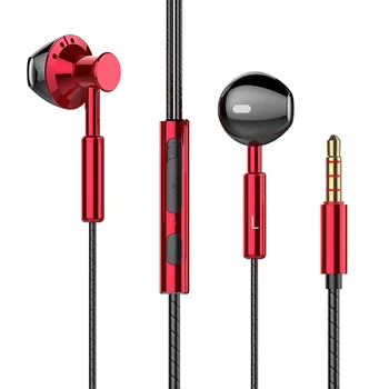 Kabelforbundne Hovedtelefoner 3D Stereo Øretelefoner In-ear-Headset, Tydelig Lyd Auriculare 3,5 mm Mic Gaming støjreduktion Høj Kvalitet Headsets